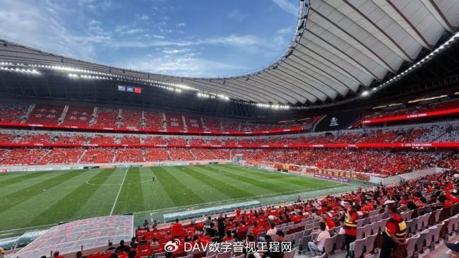 真人百家乐游戏-西北足球新地标！西安国际足球中心首秀惊艳，青松光电点亮U23亚洲杯